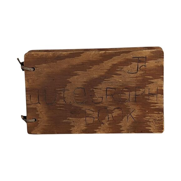 1948 High School Autograph Book: Vintage Wooden Cover Memory Book - Picture 7 of 7